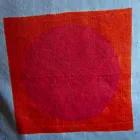 Pernă de cânepă pictată manual Artă italiană unică - mărci Viadurini