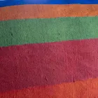 Pernă de cânepă pictată manual Artă italiană unică - mărci Viadurini