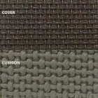 Pat de zi de grădină cu design rotund de lux cu umbrelă de soare - Ulm Moon by Vondom Viadurini