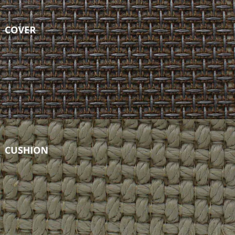 Pat de zi în exterior din țesătură de aluminiu și design de lux - Frame Vineyard de la Vondom Viadurini