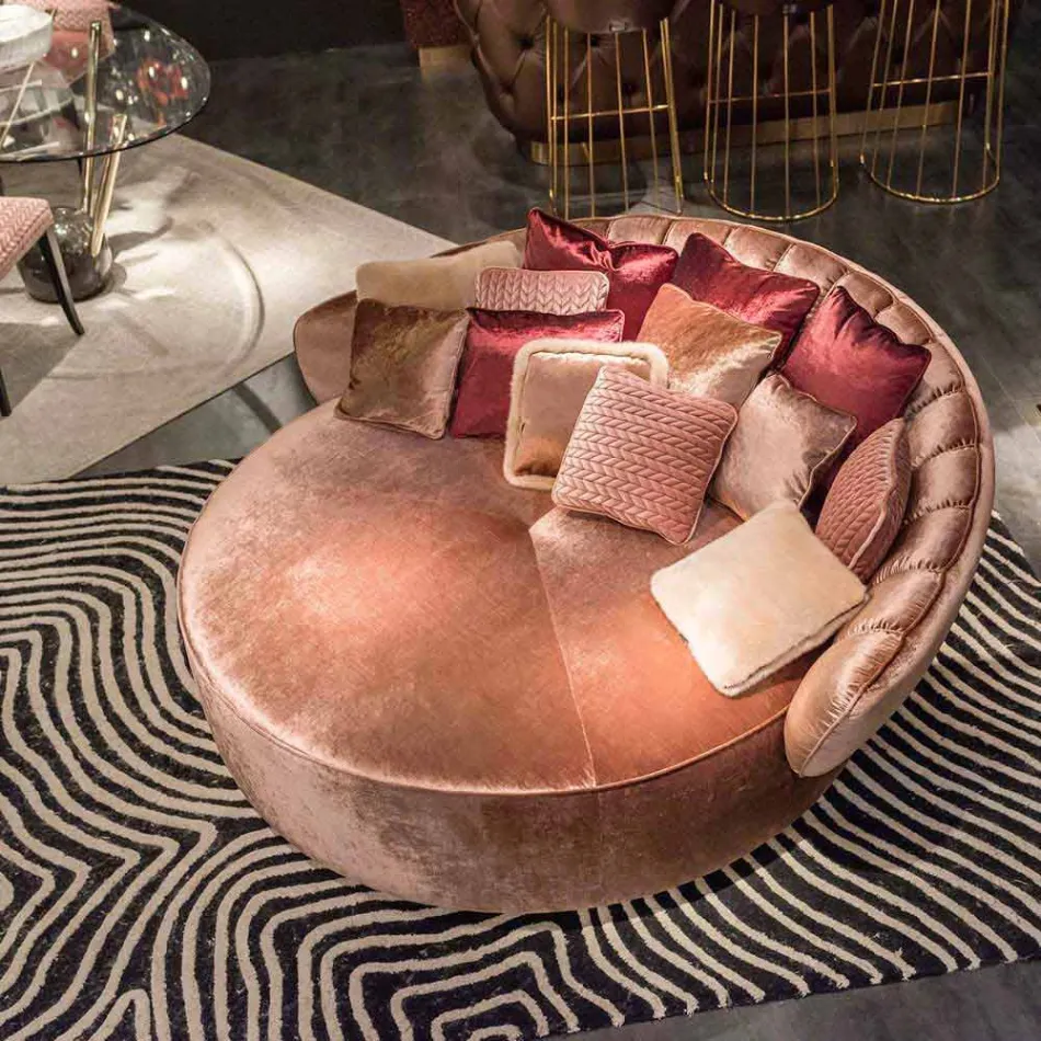 Daybed în tesatura 100% Made in Italy Belle 2 Viadurini