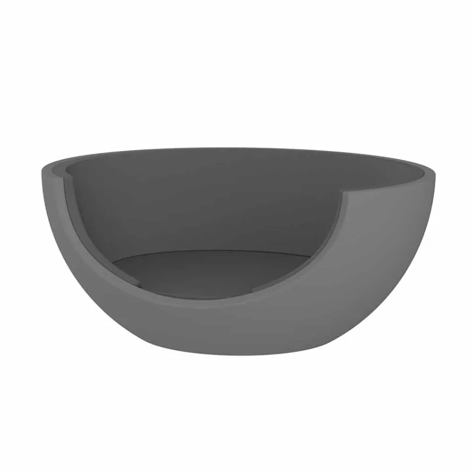 Pat de zi pentru design circular de lux în aer liber în polietilenă - Ulm Moon de Vondom Viadurini