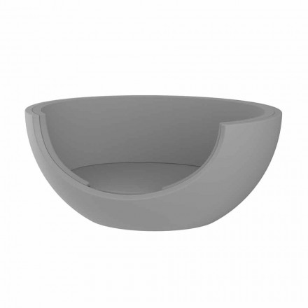 Pat de zi pentru design circular de lux în aer liber în polietilenă - Ulm Moon de Vondom Viadurini