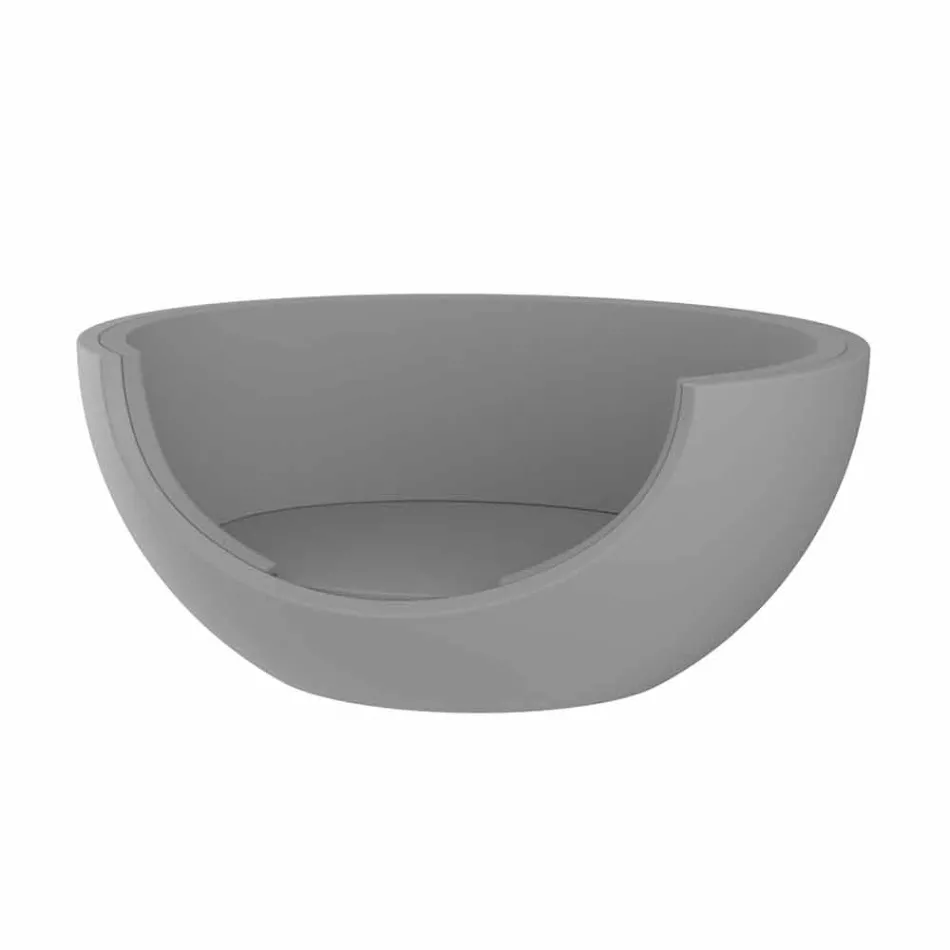 Pat de zi pentru design circular de lux în aer liber în polietilenă - Ulm Moon de Vondom Viadurini