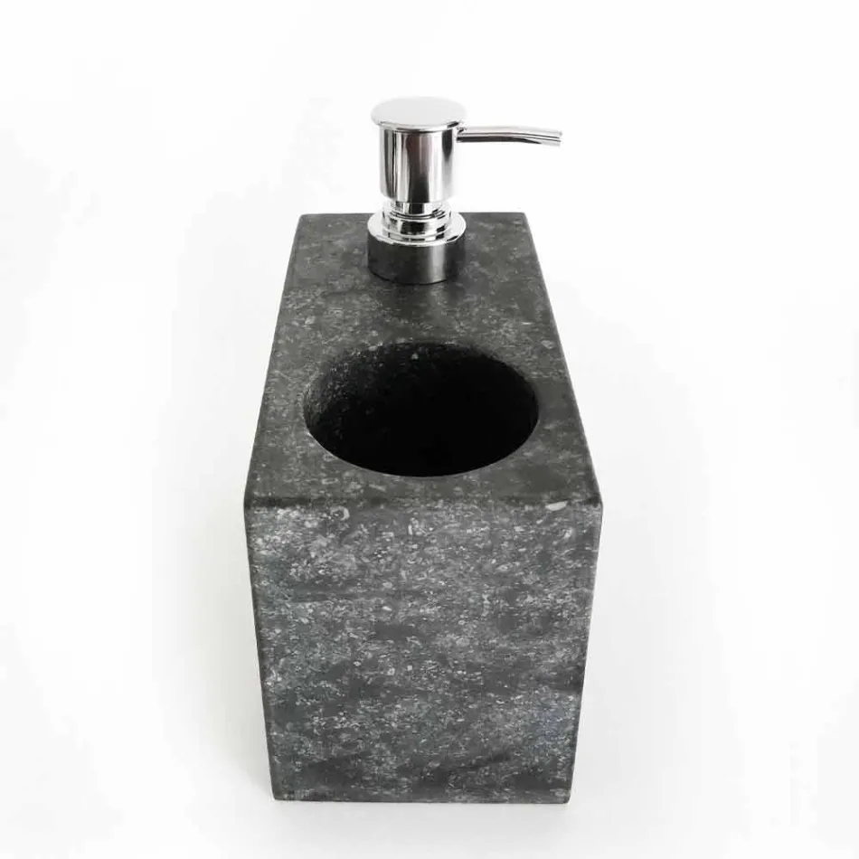 Distribuitor de săpun lichid cu sticlă de marmură fabricat în Italia - Clik Viadurini
