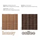 canapea 2 locuri din grădina de polietilenă manual Jonny Viadurini