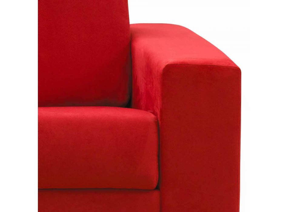 Canapea maxi moderna cu 2 locuri din piele ecologica / tesatura fabricata in Italia Mora Viadurini