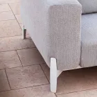 Coltar exterior 5 locuri din Aluminiu 3 Finisaje, Lux - Filomena Viadurini