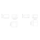 Canapea Sectionala de exterior din placaj marin Made in Italy - Bahias Viadurini