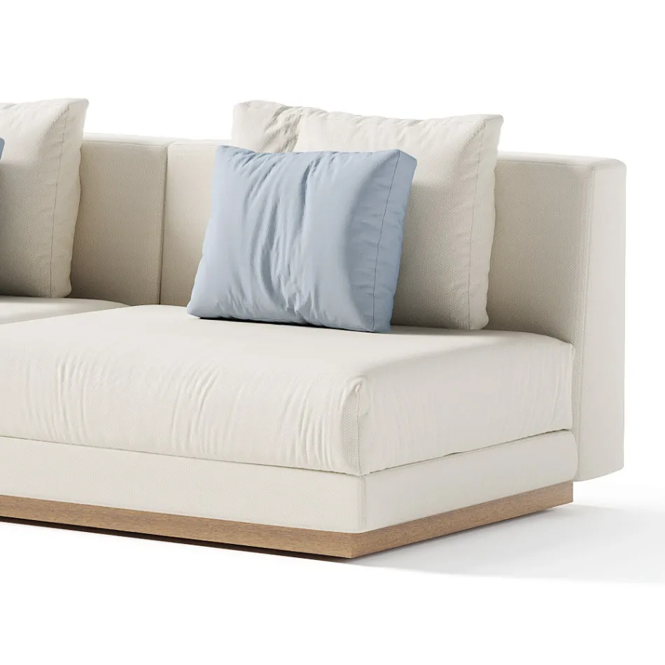 Canapea modulară de exterior din material fabricat în Italia - Rubik Viadurini