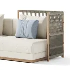 Canapea modulară de exterior din material fabricat în Italia - Rubik Viadurini