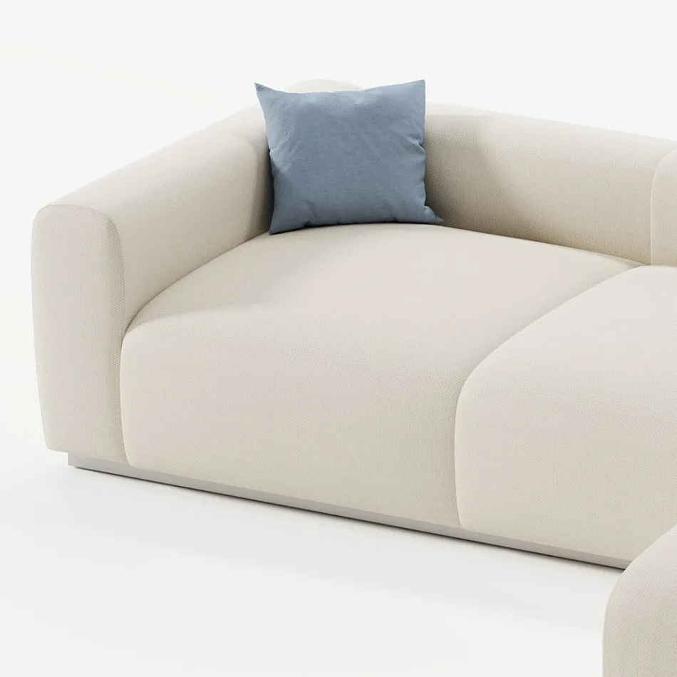 Canapea de grădină modulară din țesătură hidrofugă Fabricată în Italia - Bahias Viadurini