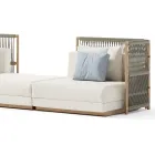 Canapea Modulara de Gradina din Tesatura Made in Italy - Rubik Viadurini