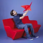 Glisați cu cotiere Glisați designul Kami Yon colorat realizat în Italia Viadurini