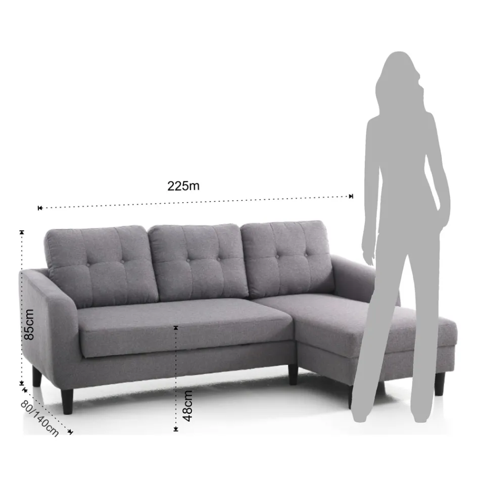 Canapea cu element de pat rabatabil sub scaun - Nichel Viadurini