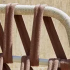 Canapea de exterior cu 3 locuri cu perne Made in Italy - Emmacross by Varaschin Viadurini