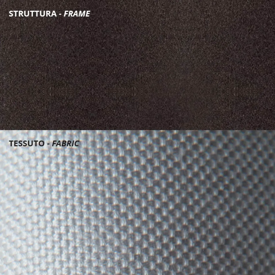 Canapea de exterior cu 2 locuri din otel galvanizat Made in Italy - Selvaggia Viadurini