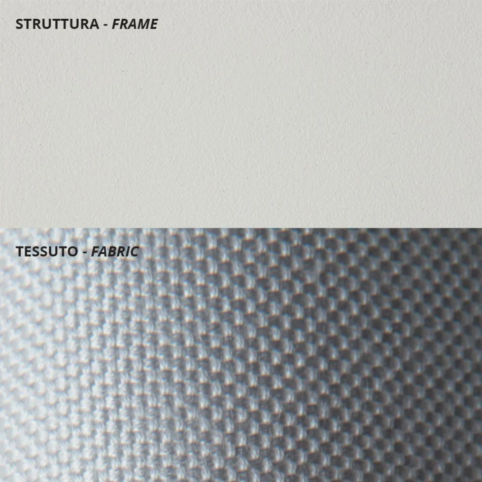 Canapea de exterior cu 2 locuri din otel galvanizat Made in Italy - Selvaggia Viadurini