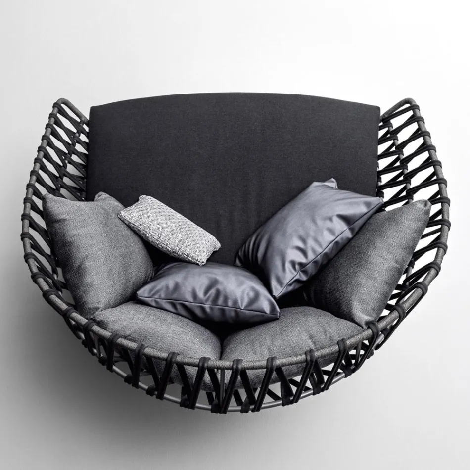 Canapea de exterior cu perne incluse Made in Italy - Emmacross by Varaschin Viadurini