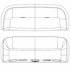 Design canapea în aer liber în Blow by Vondom rășină polietilenă Viadurini