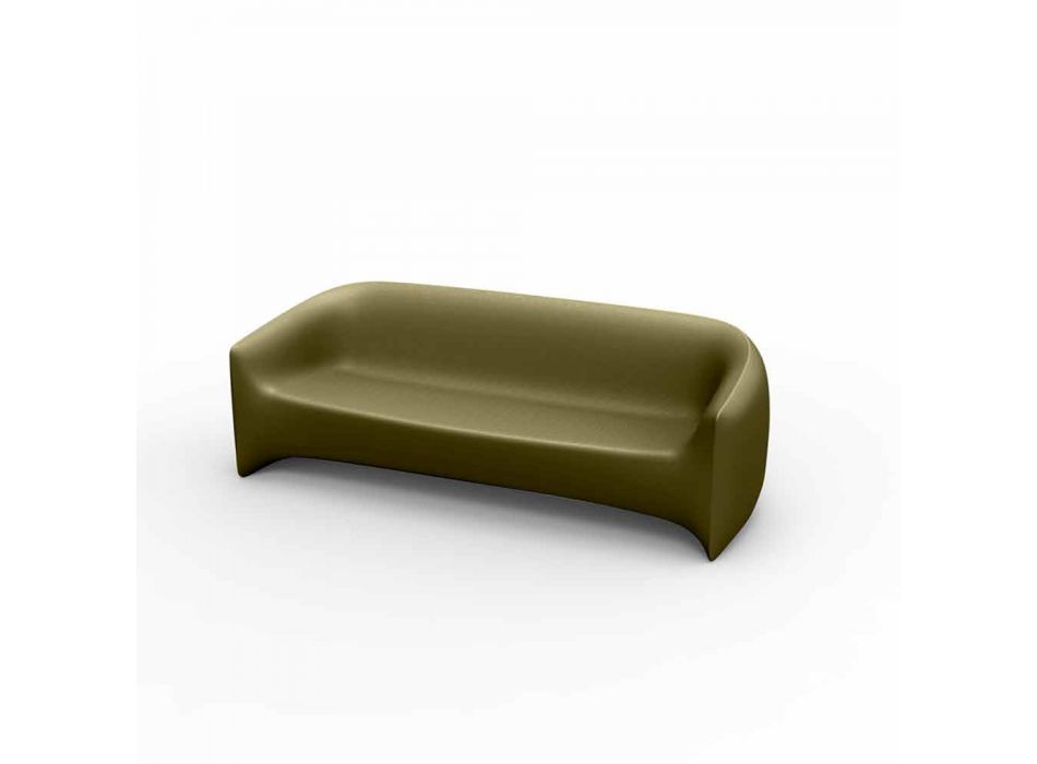 Design canapea în aer liber în Blow by Vondom rășină polietilenă Viadurini