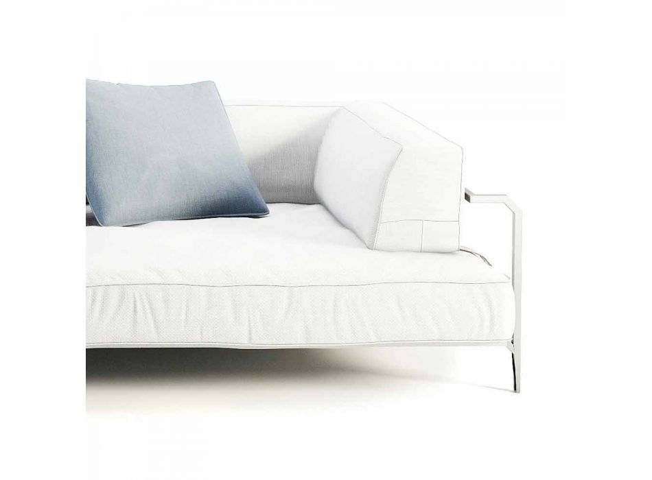 Canapea de exterior tapițată în țesătură de design modern Fabricată în Italia - Arkansas Viadurini