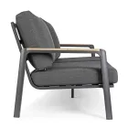 Canapea Exterior din Tesatura cu Structura din Aluminiu, Homemotion - Cara Viadurini