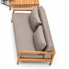 Modernă canapea Varaschin Bali în aer liber cu perne căptușite Viadurini