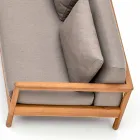 Modernă canapea Varaschin Bali în aer liber cu perne căptușite Viadurini