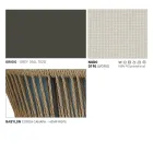 Canapea de grădină cu 2 locuri din aluminiu cu țesătură - Cricket de Varaschin Viadurini