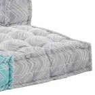 Canapea etnică cu două locuri din grădină din material hidrofug - Shamo Viadurini