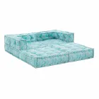 Canapea etnică cu două locuri din grădină din material hidrofug - Shamo Viadurini