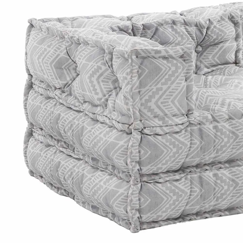 Canapea etnică cu două locuri din grădină din material hidrofug - Shamo Viadurini