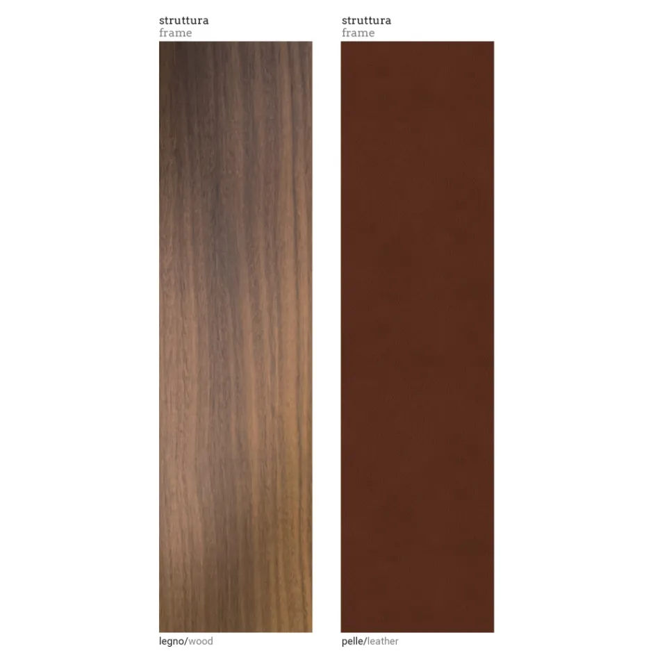 Canapea de gradina din lemn de teak si stofa Made in Italy - Briga Viadurini