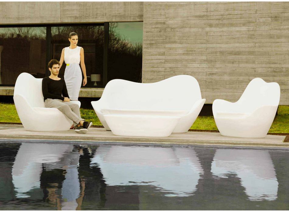 Design modern din polietilenă pentru canapele de grădină Sabinas de Vondom Viadurini