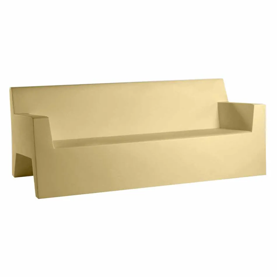 Jut de canapea de gradina Vondom, in rasina din polietilena, design Viadurini