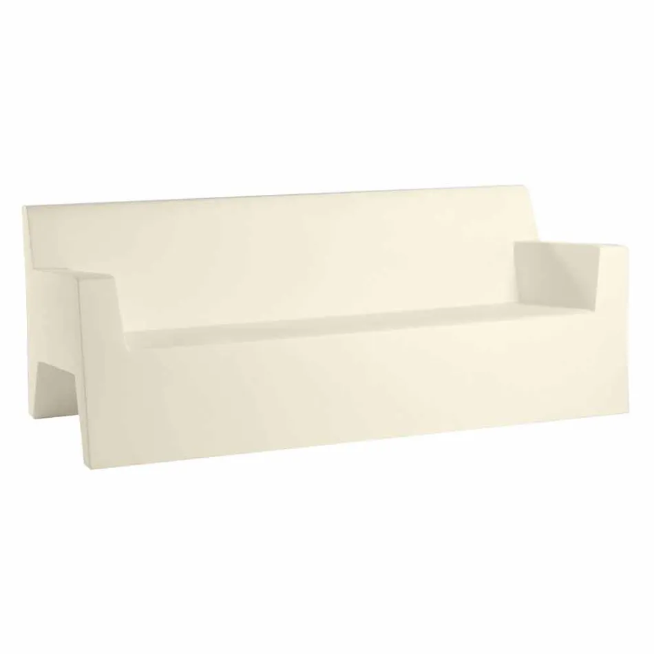 Jut de canapea de gradina Vondom, in rasina din polietilena, design Viadurini