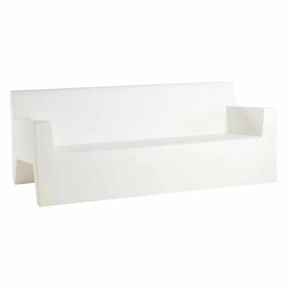 Jut de canapea de gradina Vondom, in rasina din polietilena, design Viadurini