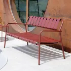 Canapea de grădină realizată în întregime din aluminiu - Resplendent Viadurini