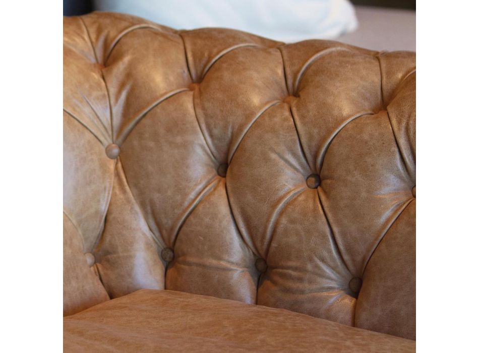 Canapea de interior cu picioare din lemn si roti metalice Made in Italy - Giocoso Viadurini