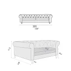 Canapea de interior disponibilă în diferite dimensiuni Made in Italy - Vivace Viadurini