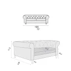 Canapea de interior disponibilă în diferite dimensiuni Made in Italy - Vivace Viadurini