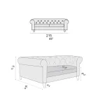 Canapea de interior disponibilă în diferite dimensiuni Made in Italy - Vivace Viadurini