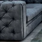 Canapea de sufragerie cu tetiera inclinabila si Peninsula - Dezlantuita Viadurini