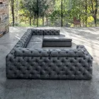 Canapea de sufragerie cu tetiera inclinabila si Peninsula - Dezlantuita Viadurini