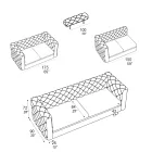 Canapea de living cu tetiera inclinabila Made in Italy - Dezlantuita Viadurini