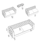 Canapea de living cu tetiera inclinabila Made in Italy - Unleashed Viadurini