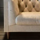 Canapea Sufragerie cu Structură din Lemn și Picioare Made in Italy - Comico Viadurini