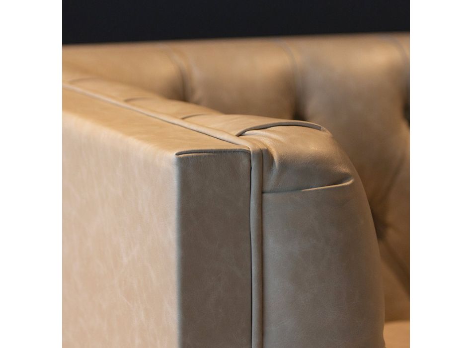 Canapea Sufragerie cu Structură din Lemn și Picioare Made in Italy - Comico Viadurini
