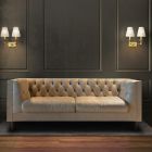 Canapea Sufragerie cu Structură din Lemn și Picioare Made in Italy - Comico Viadurini
